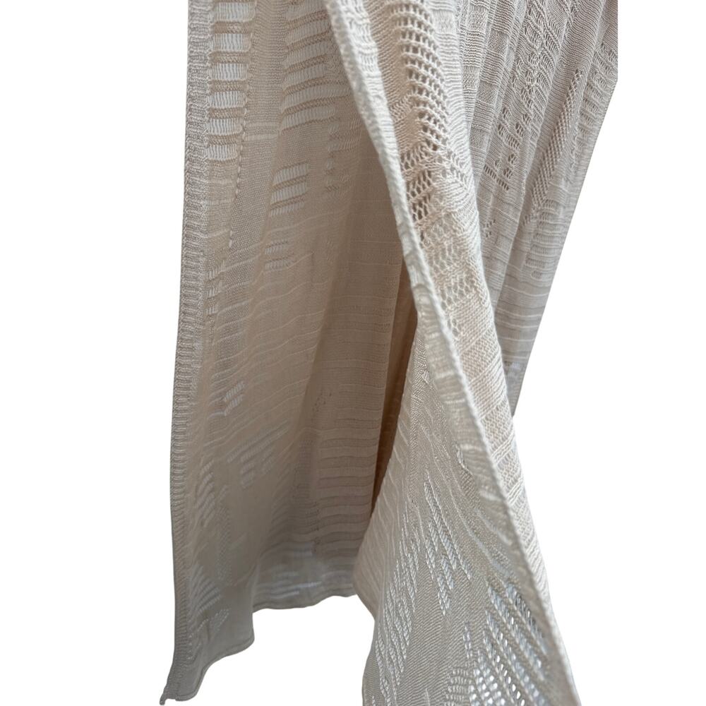 MerSea souk loose knit tunic poncho cover up beige size one size - Picture 5 of 9